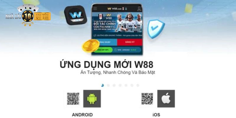 Tải app W88 nhanh và tiện lợi cho hệ điều hành IOS